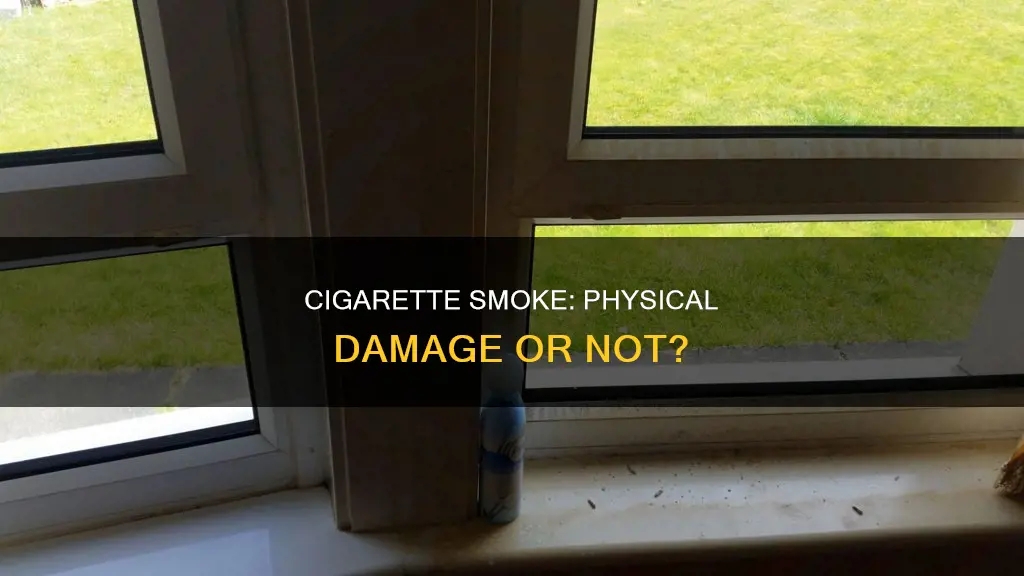 does cigarette smoke constitute physical damage of merchandise