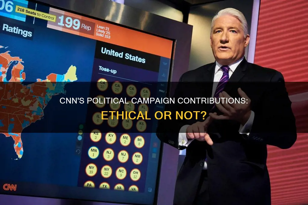 does cnn contribute to political campaigns