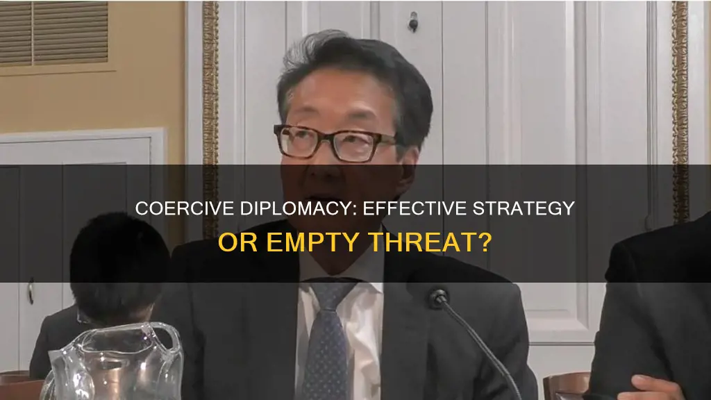 does coercive diplomacy work