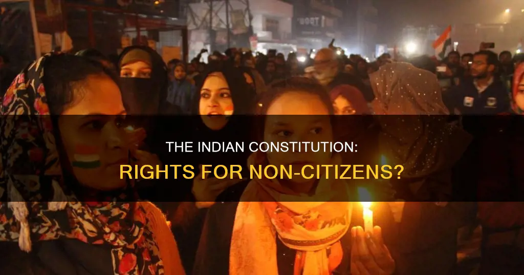 does constitution apply to non-citizens india