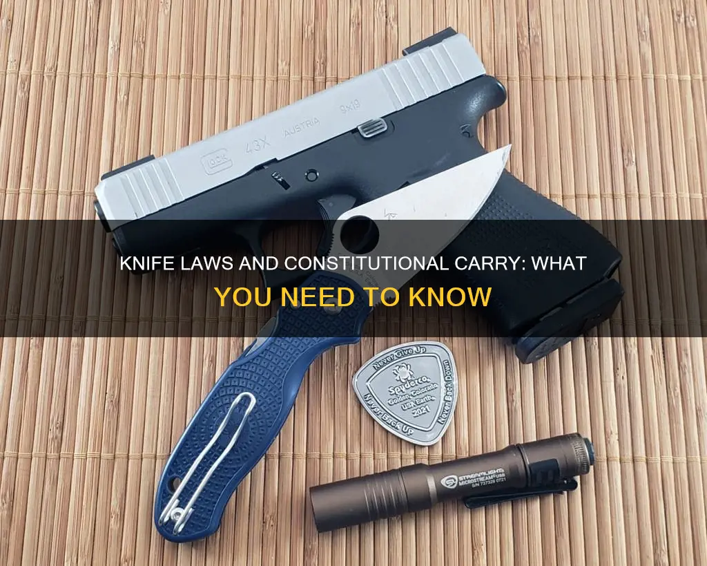 does constitutional carry affect knives