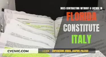Contracting Without a License: Florida and Italy's Laws