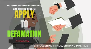 Absolute Constitutional Privilege: Defamation's Defense?