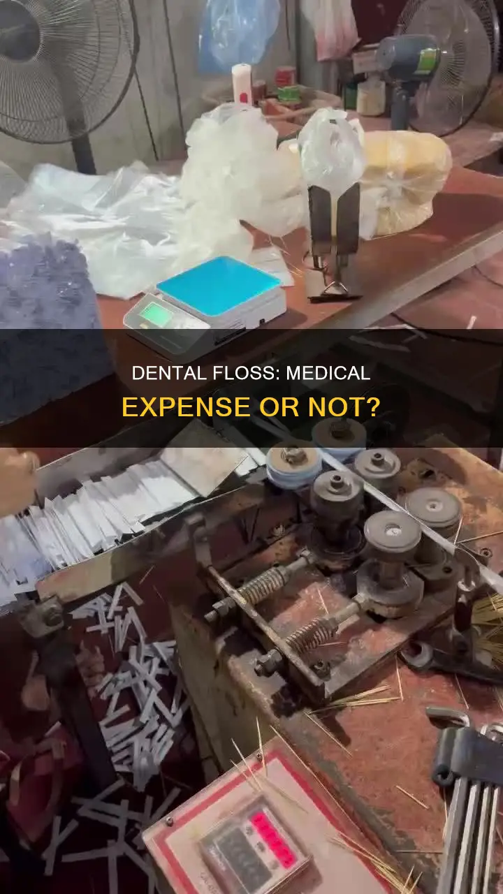 does dental floss constitute medical expense for deductions