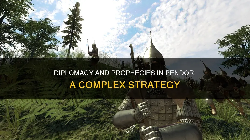 does diplomacy work with prophecy of pendor