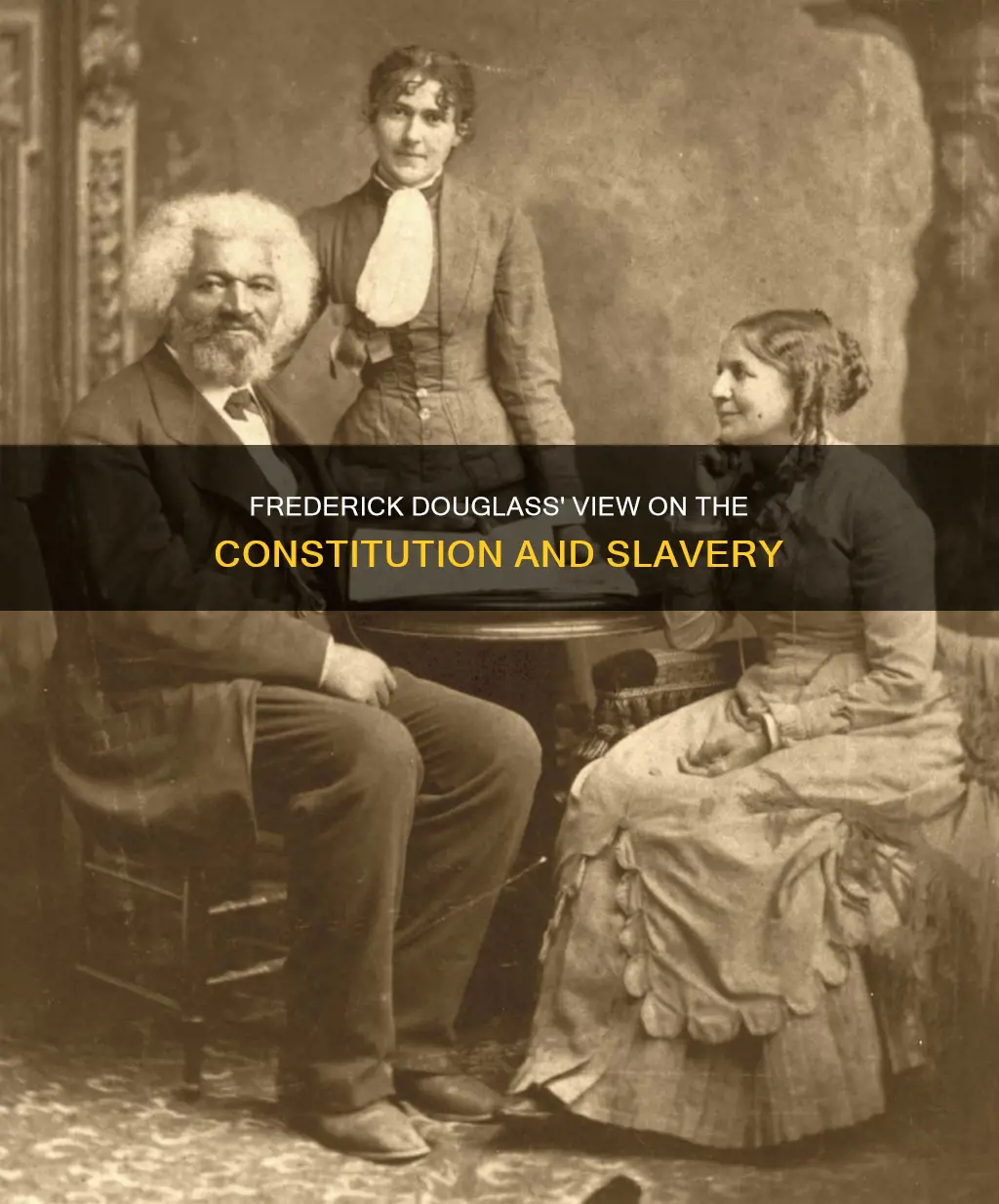 does douglass think the constitution is pro slavery
