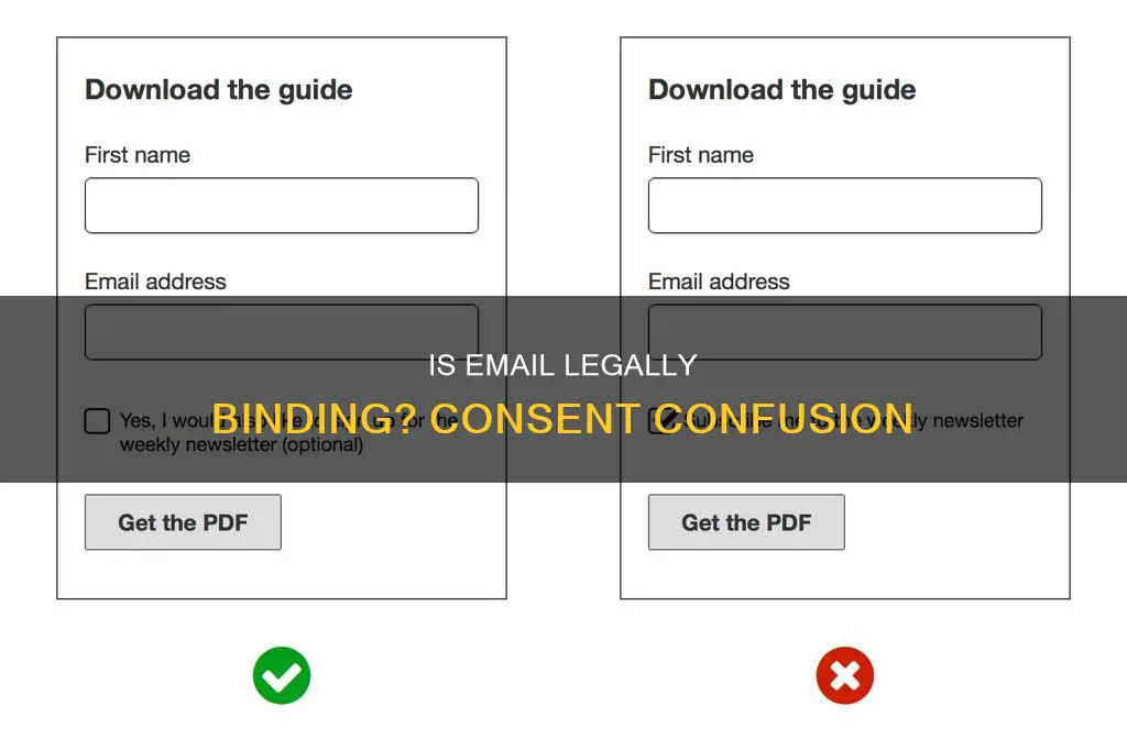does email constitute written consent