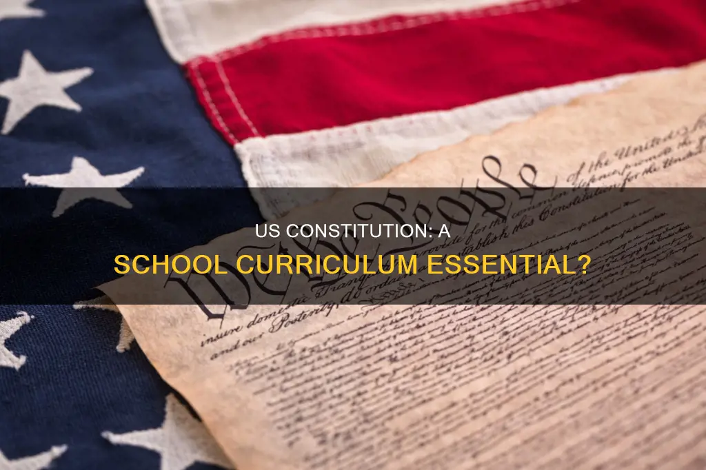 does every us citizen study the constitution in school