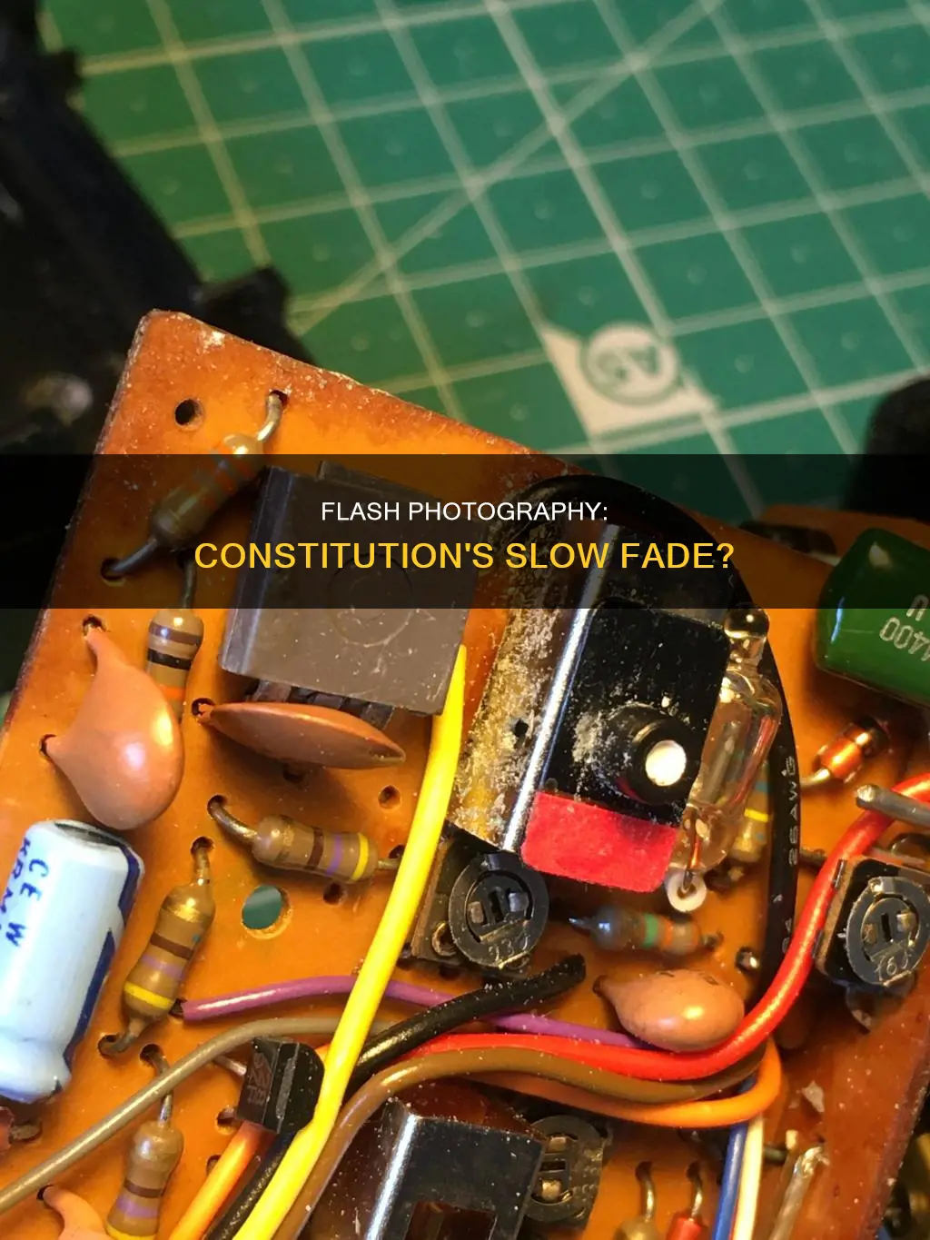 does flash from cameras erode the us constitution