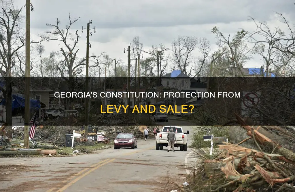 does ga constitution protect from levy and sale