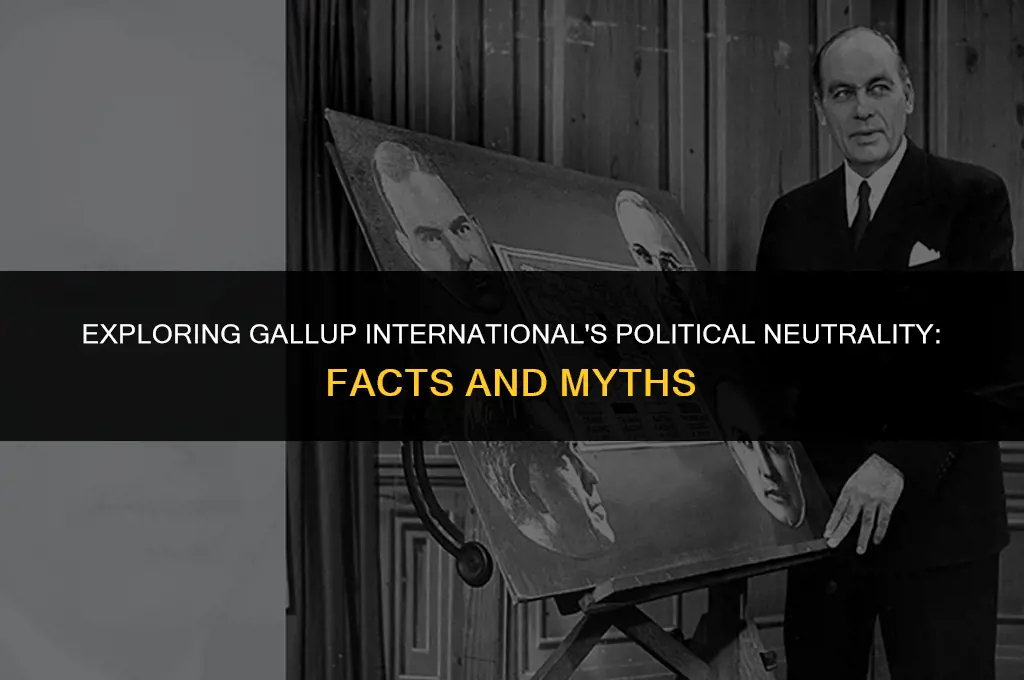 does gallup international have a political affiliation
