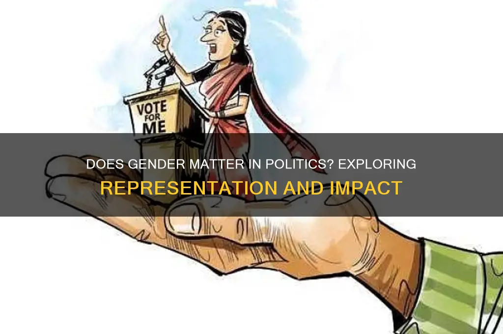 does gender matter in politics