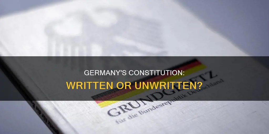 does germany have a written constitution