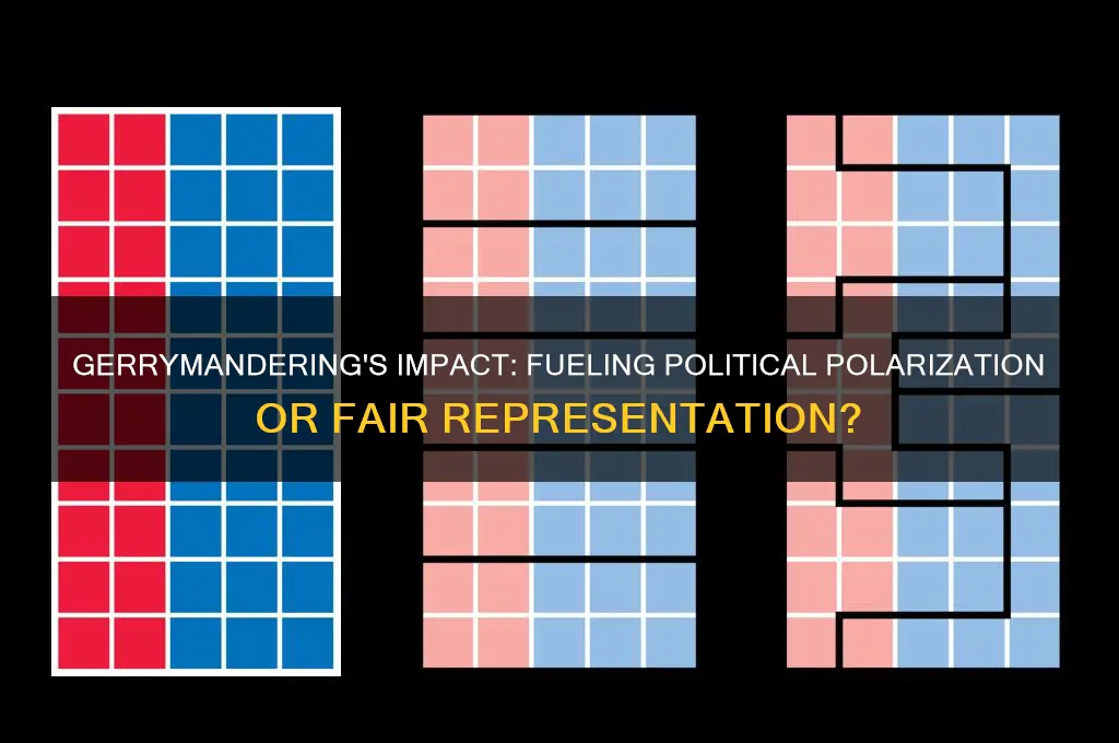 does gerrymandering cause political polarization