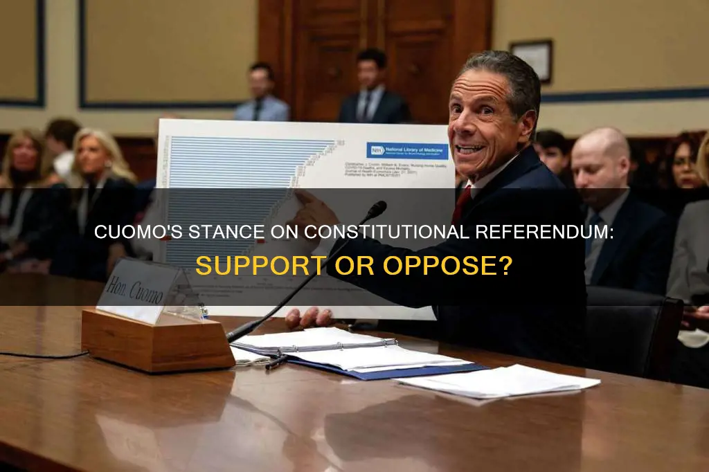 does gov cuomo support or oppose constitutional reforendum