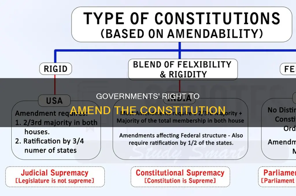does govern have the right to amend the constitution