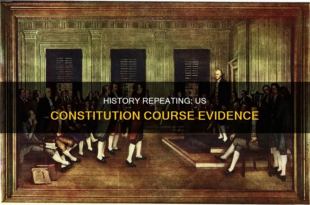 does history repeat itself evidence from the course us constitution
