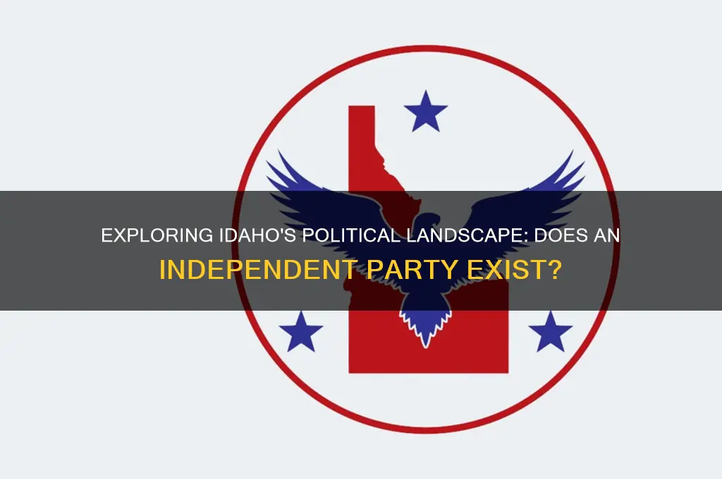 does idaho have an independent political party