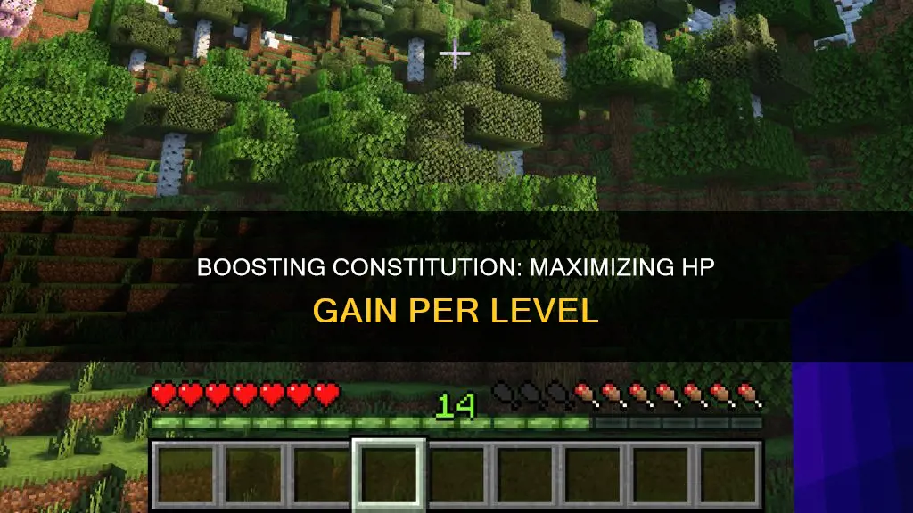 does increasing your constitution increases your hp per level 5e