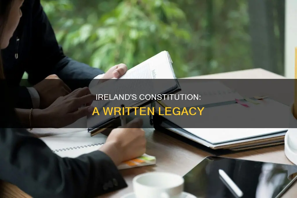 does ireland have a written constitution
