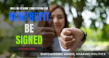 IRS Constitution Mandate for Nonprofits: Signature Requirements?