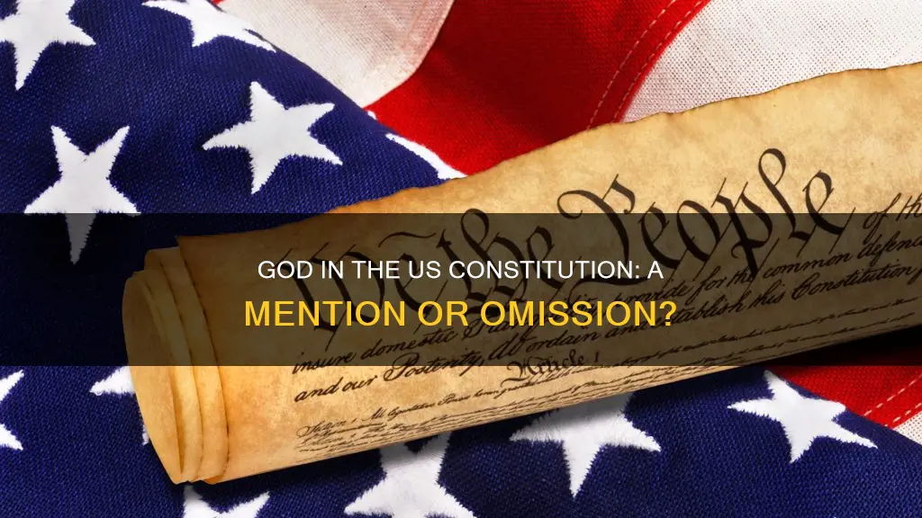 does it mention god in the us constitution