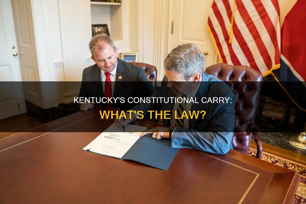 does kentucky have constitutional carry