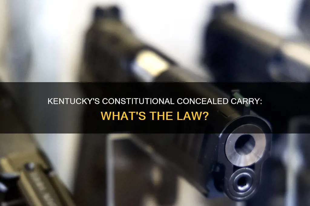 does kentucky have constitutional concealed carry
