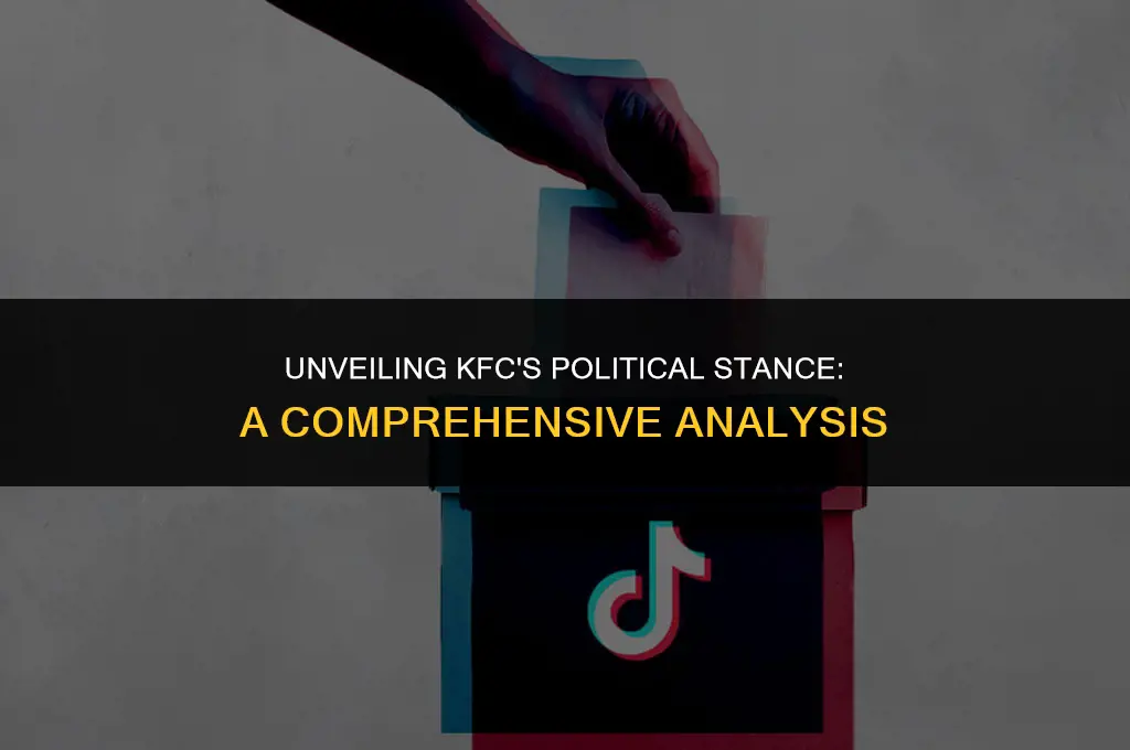 does kfc have any political affiliation