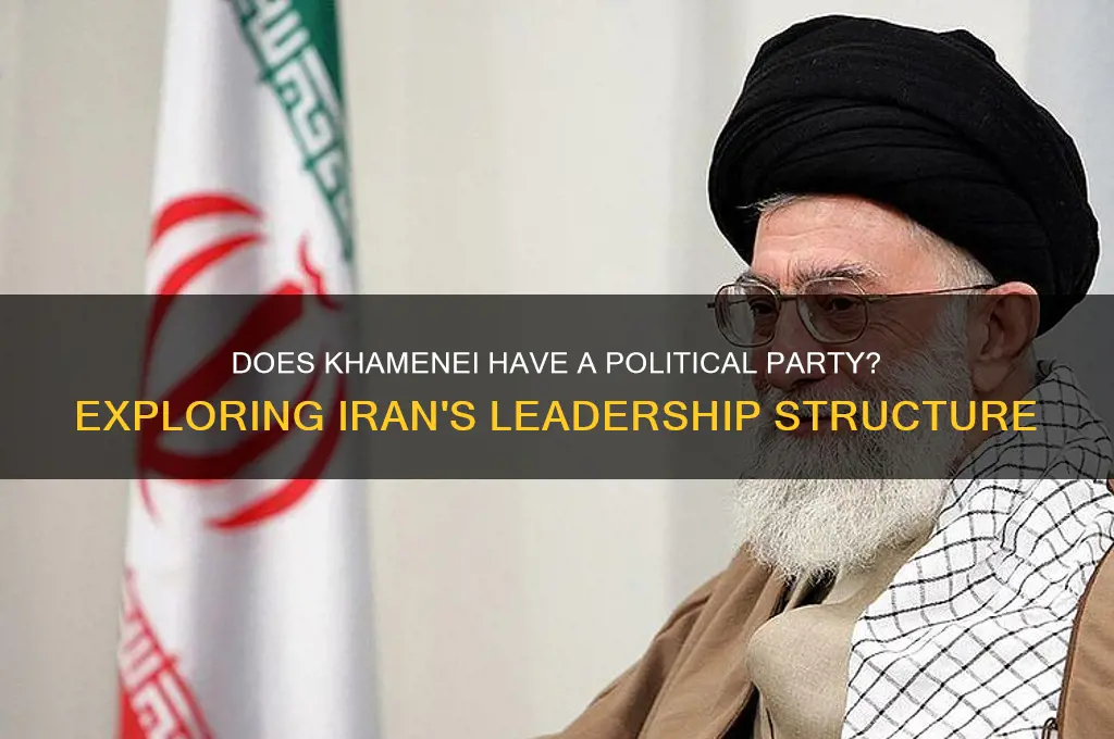 does khamenei have a political party