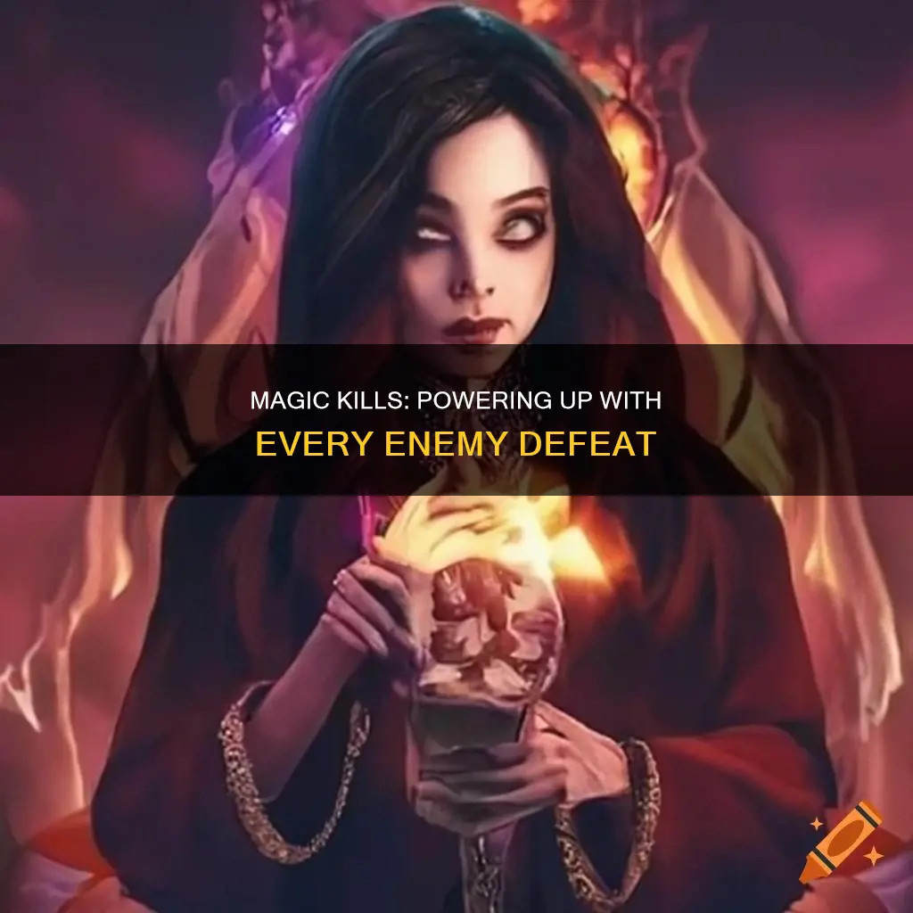 does killing enemies with magic give constitution strength attack defense