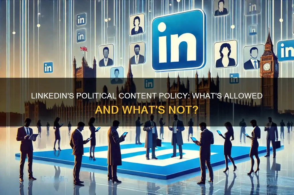 does linked in allow political