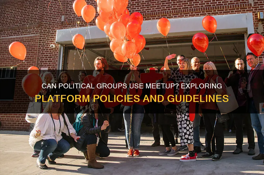 does meetup allow political groups