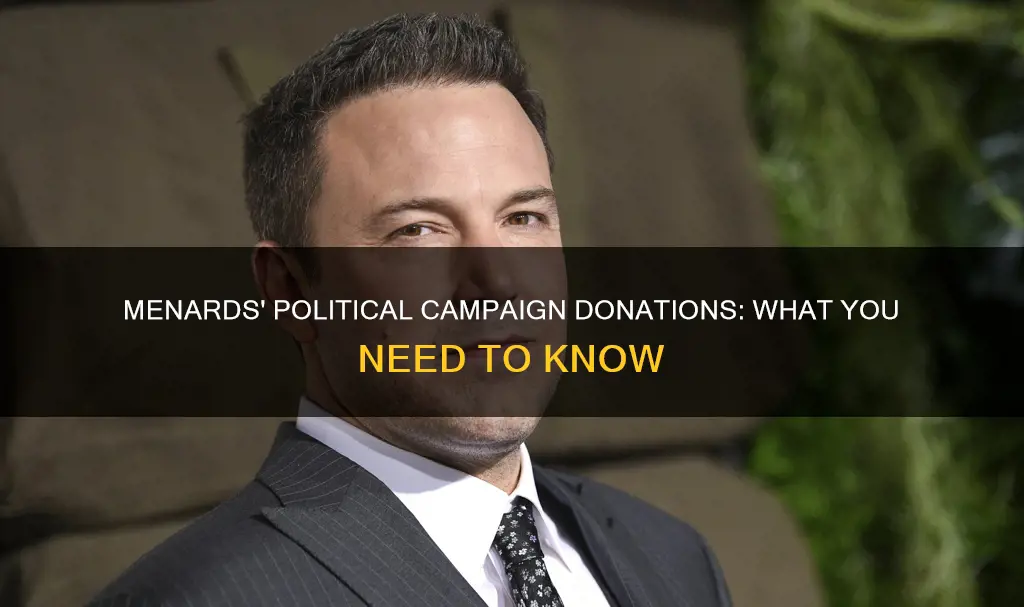 does menards donate to political campaigns