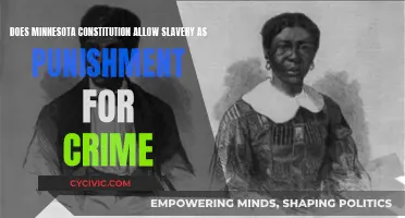 Minnesota Constitution: Slavery as Crime Punishment?