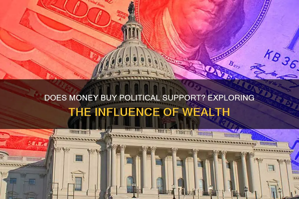does money buys political support