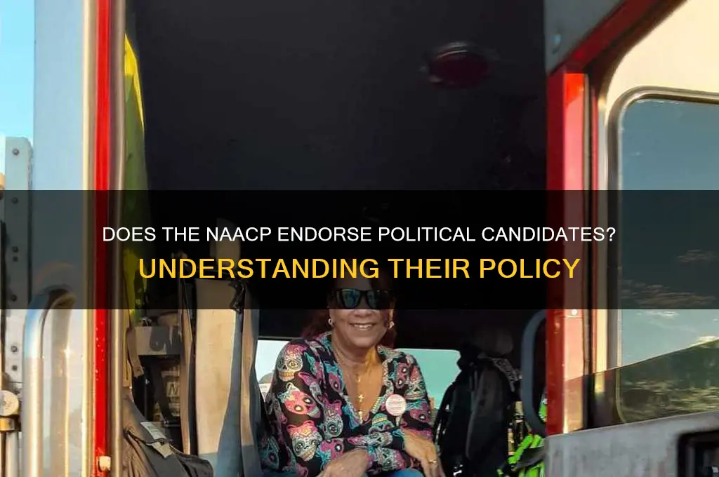 does naacp endorse political candidates