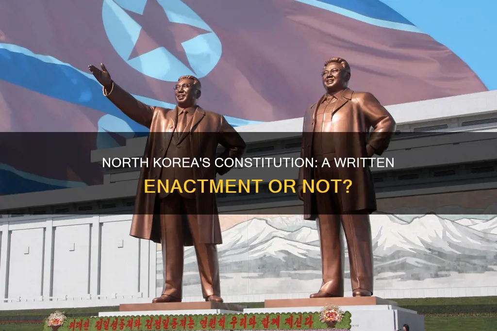 does north korea have a written constitution
