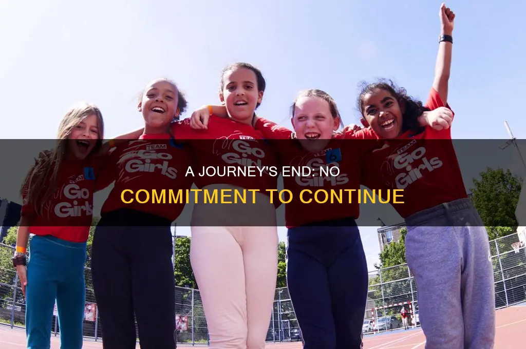 does not constitute a commitment to go on