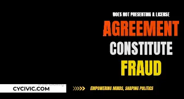 License Agreement Absence: Fraud or Not?
