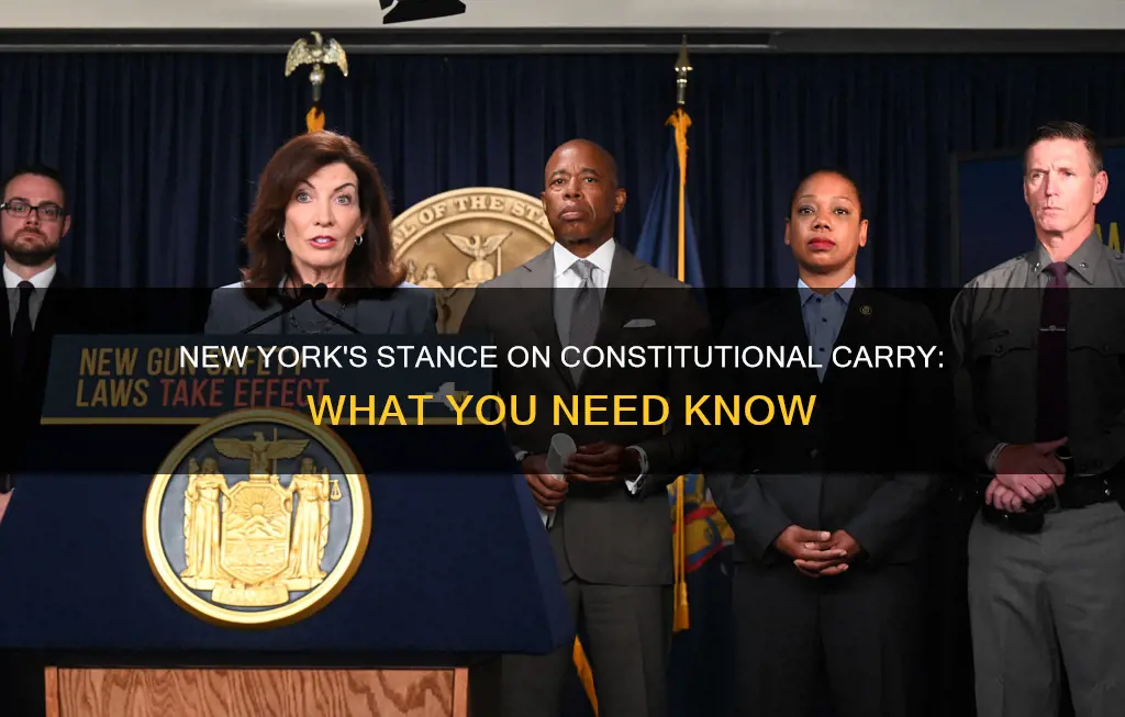 does ny recognize constitutional carry