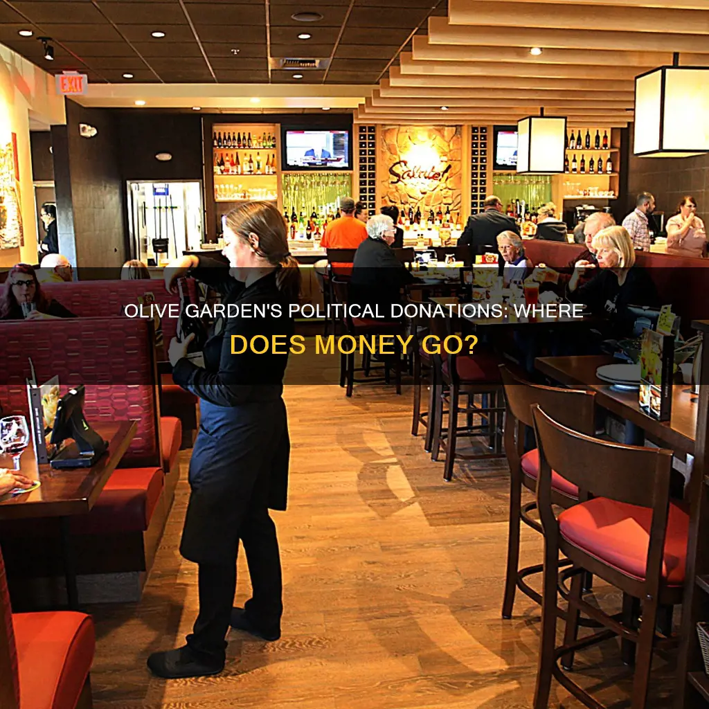 does olive garden contribute to political campaigns