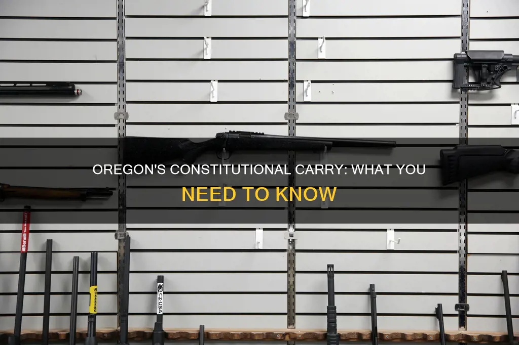 does oregon have constitutional carry