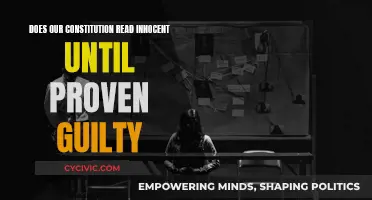 Innocent Until Proven Guilty: Our Constitution's Promise