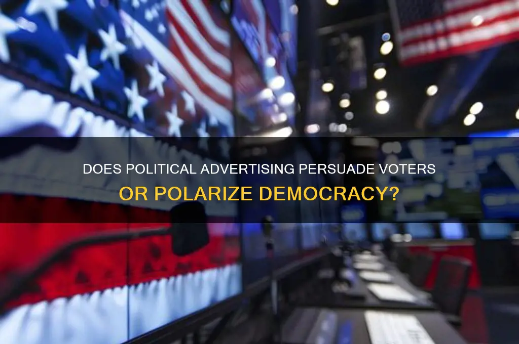 does political advertising persuade