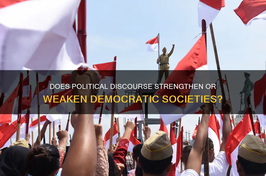 does political disourse help deomocracies