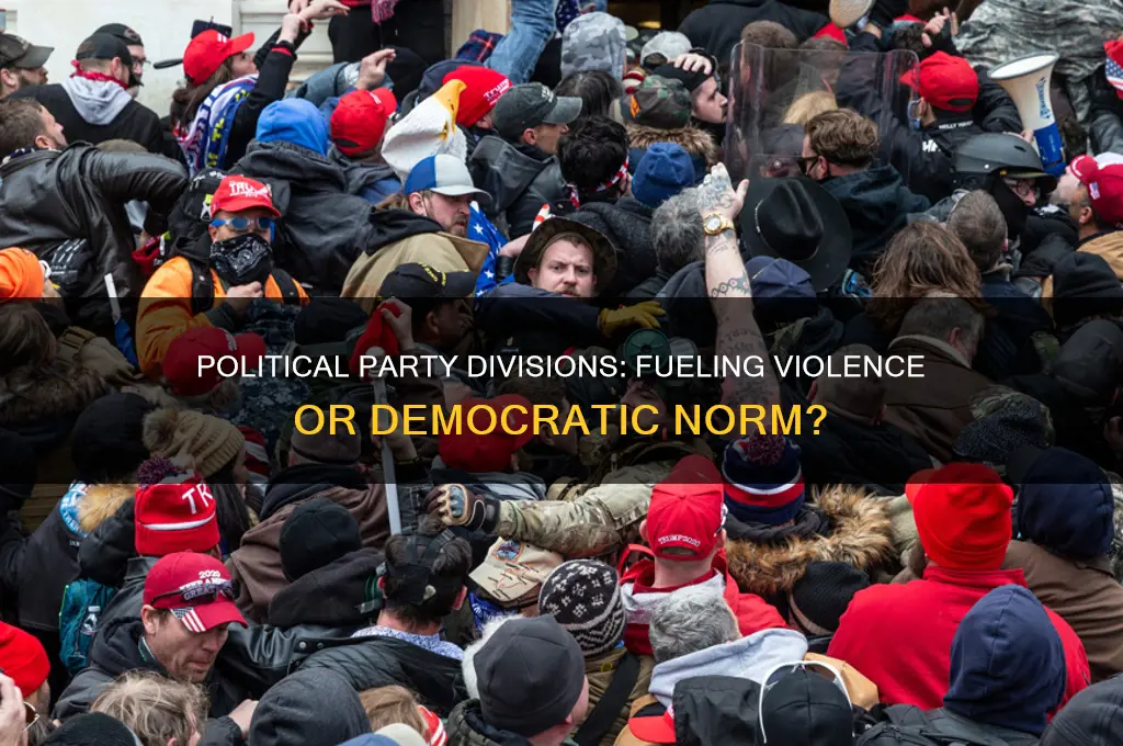 does political party divion contribute to violence