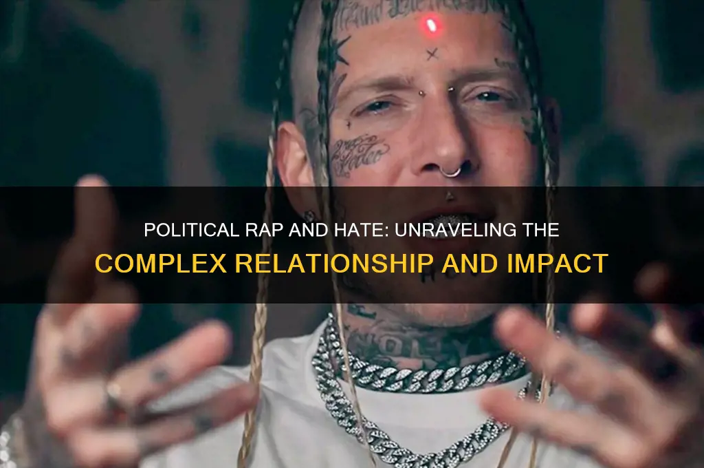 does political rap cause hate