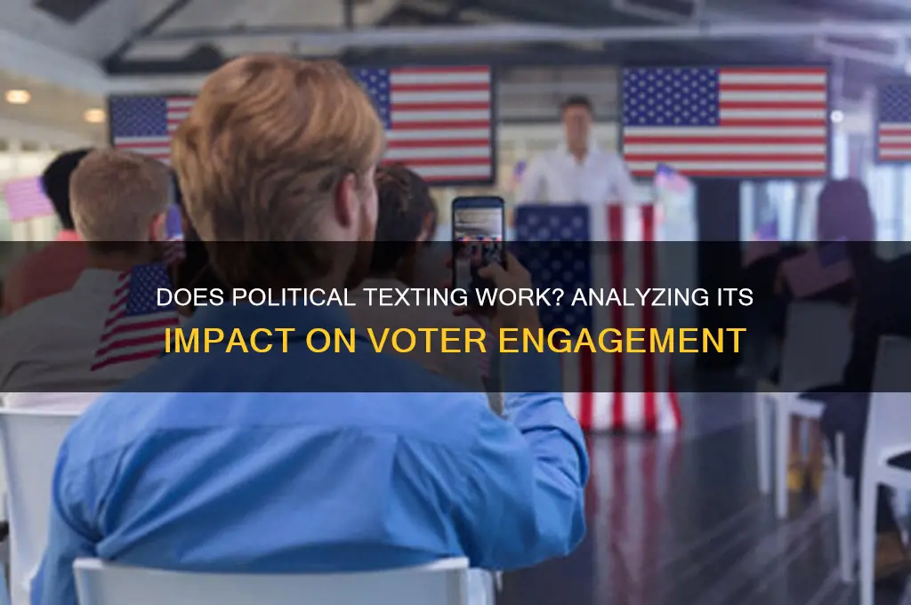 does political texting work