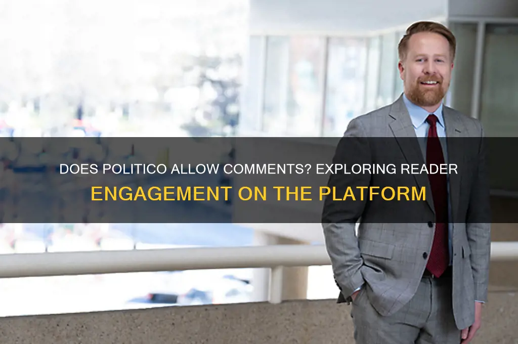 does politico have comments